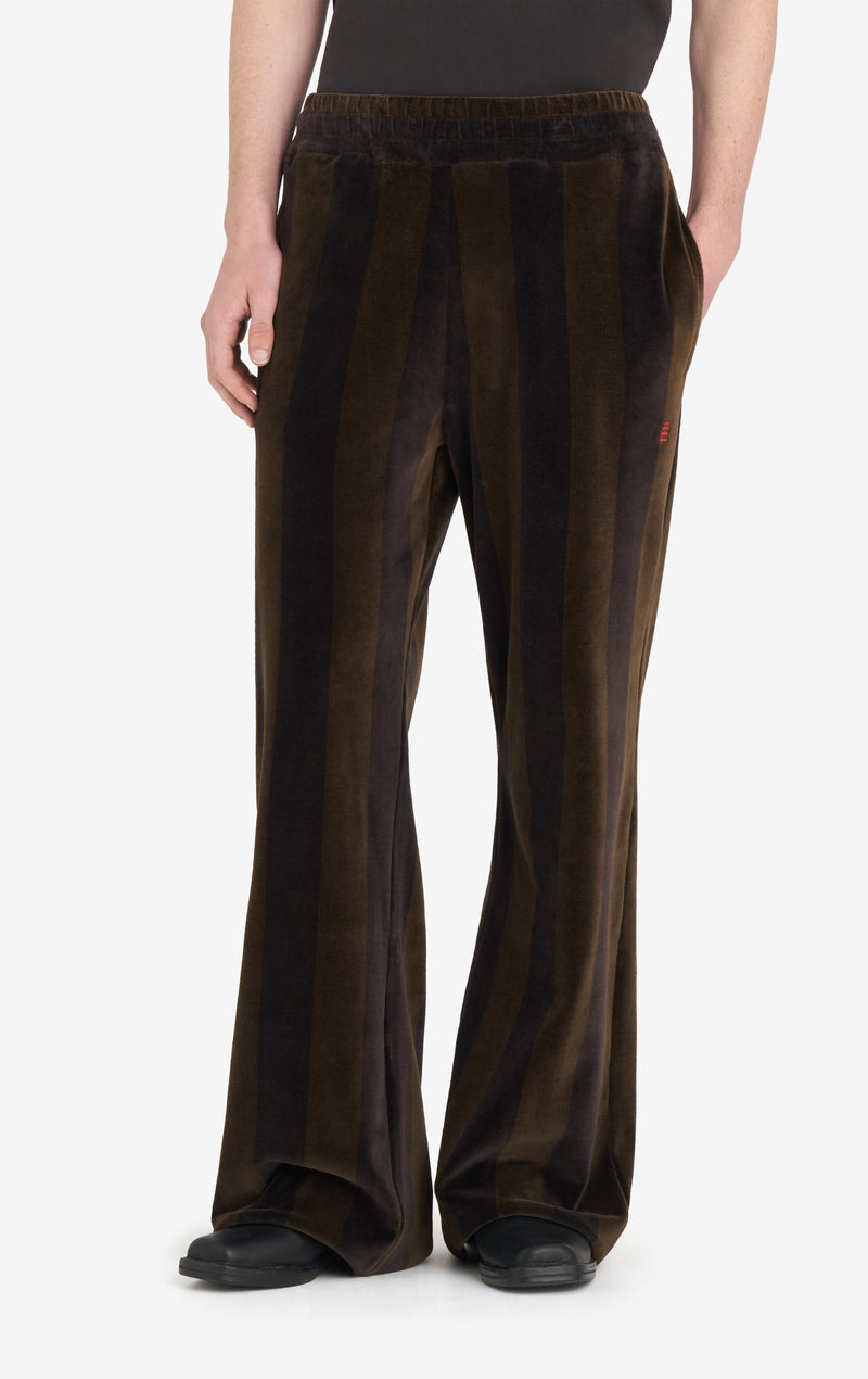 TRACKSUIT PANT VELVET XXS / KHAKI
