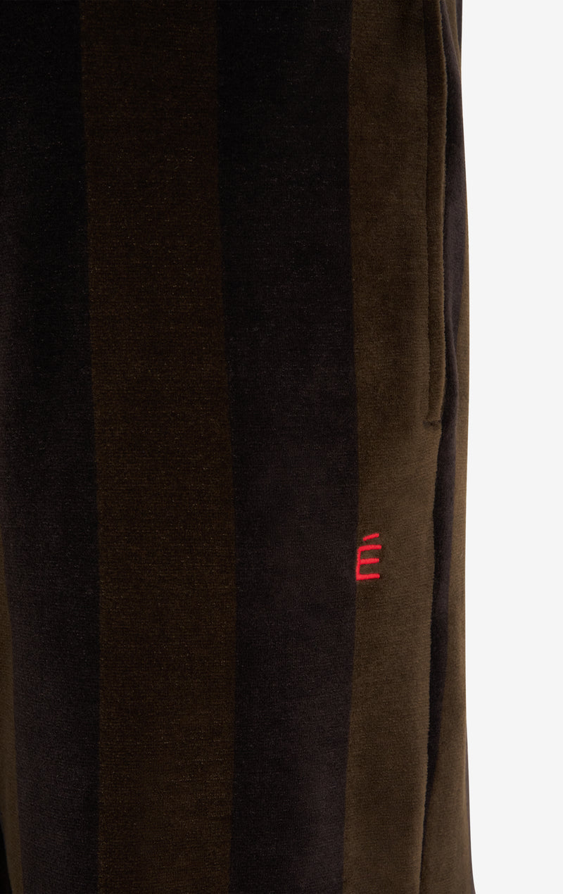 TRACKSUIT PANT VELVET XXS / KHAKI