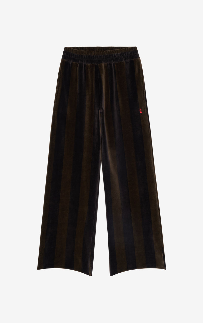 TRACKSUIT PANT VELVET XXS / KHAKI
