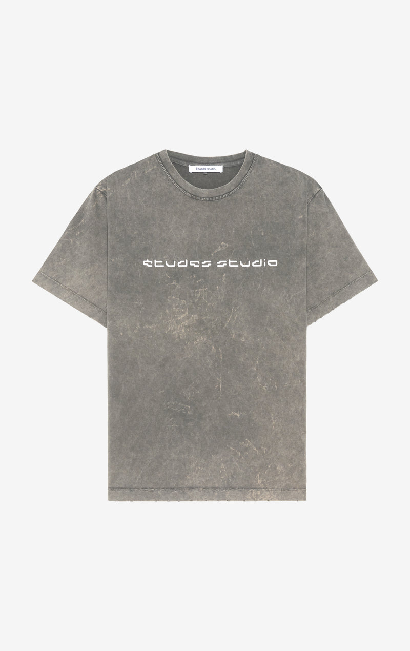 WONDER HEAVY BLEACH AUDIO T-SHIRT - GRAY