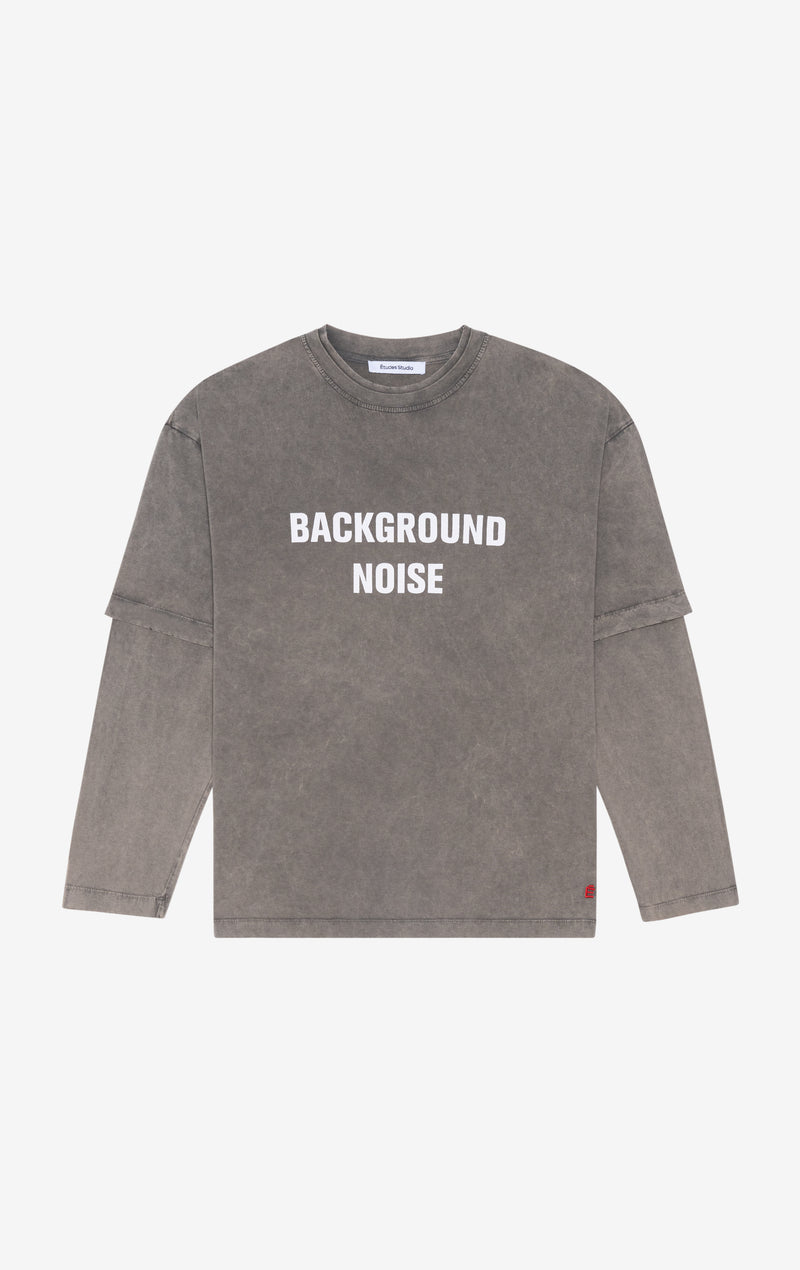 DOUBLE SLEEVE TS NOISE XXS / LTGREY