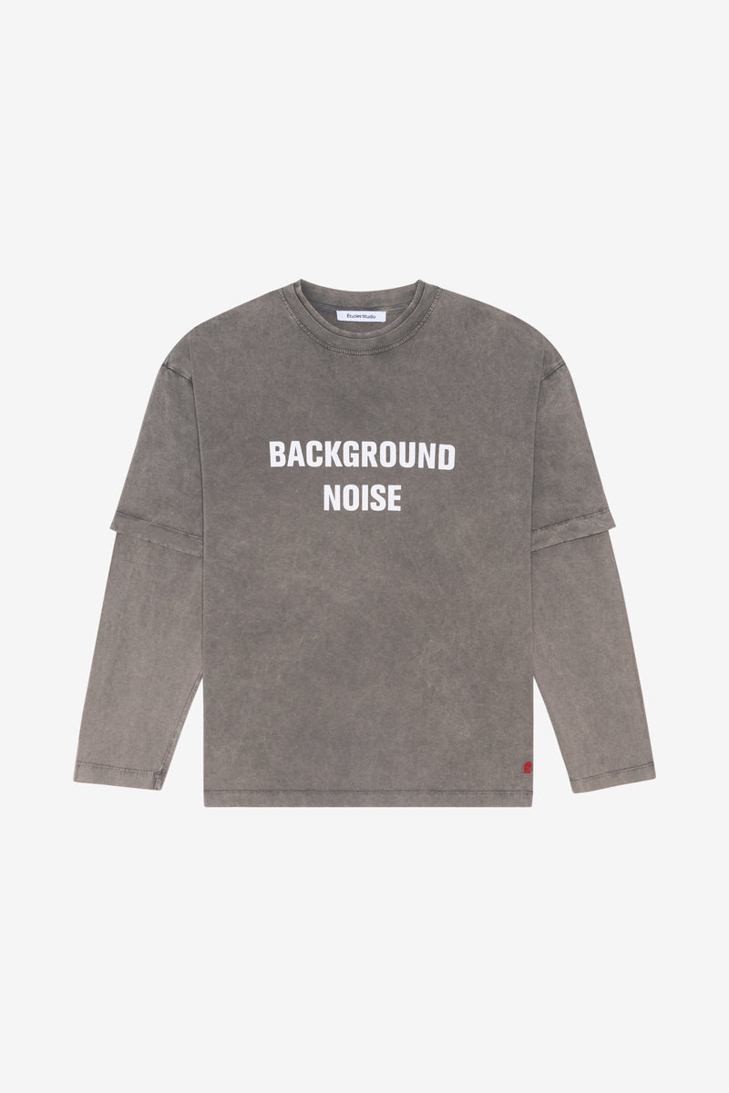 DOUBLE MANCHE TS BRUIT GRIS LT 2