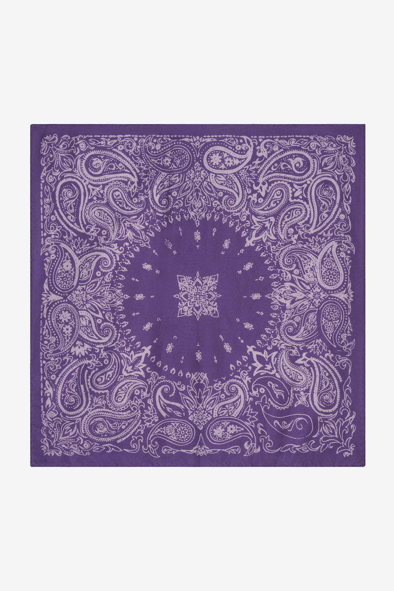 DIALOGUE PAISLEY SCARF - PURPLE PURPLE 1