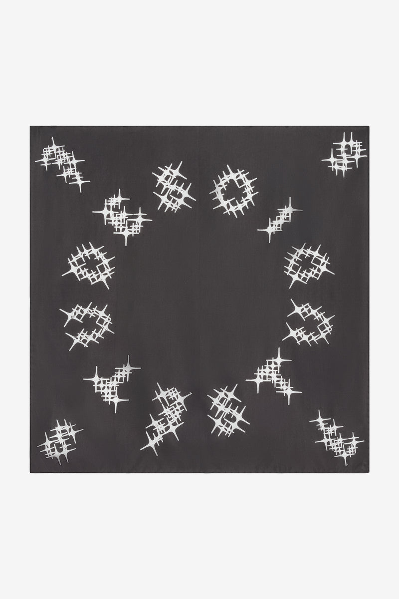 DIALOGUE TWELVE SCARF - BLACK BLACK 1
