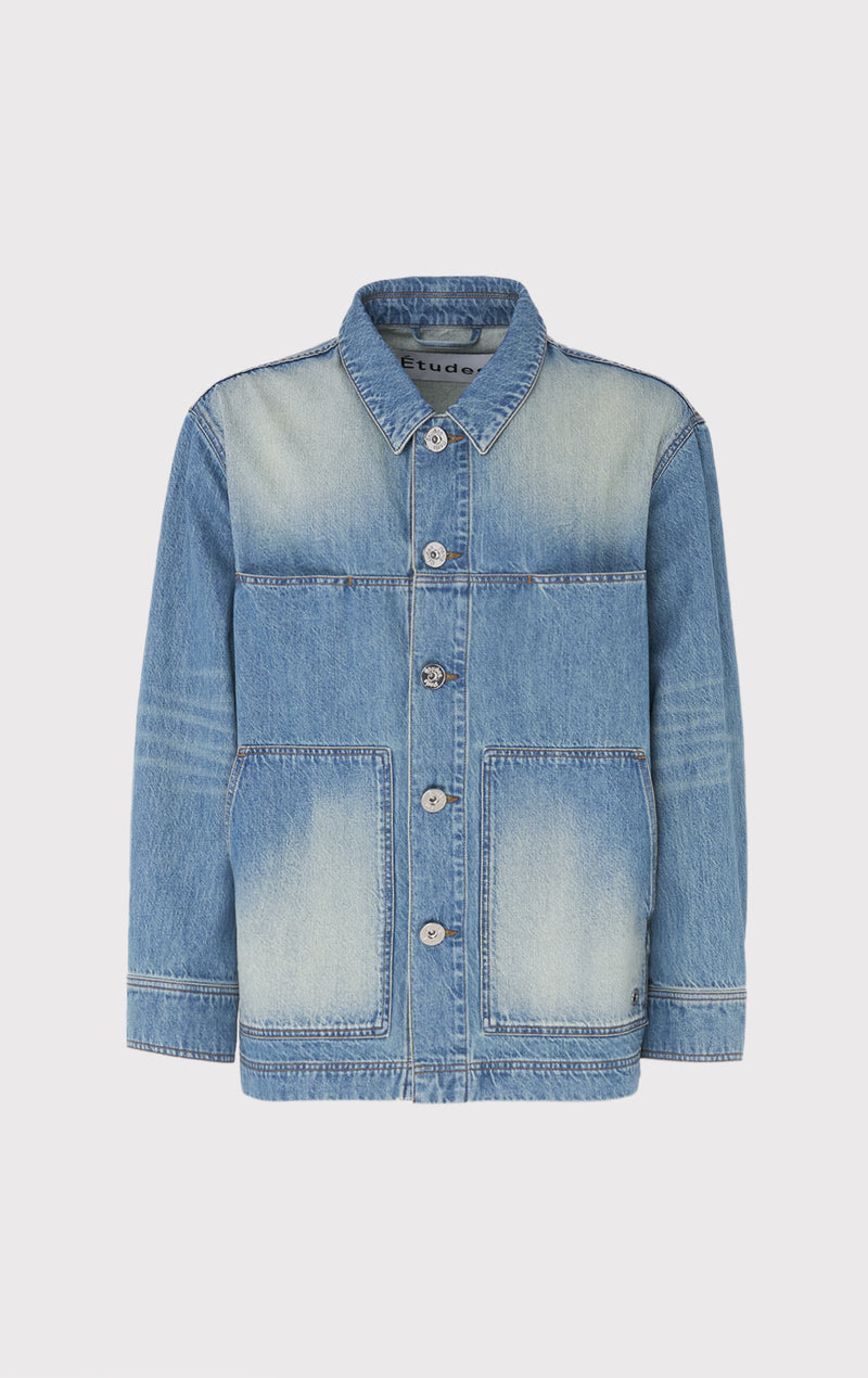Études HOPPER DENIM STONE BLUE jacket 1