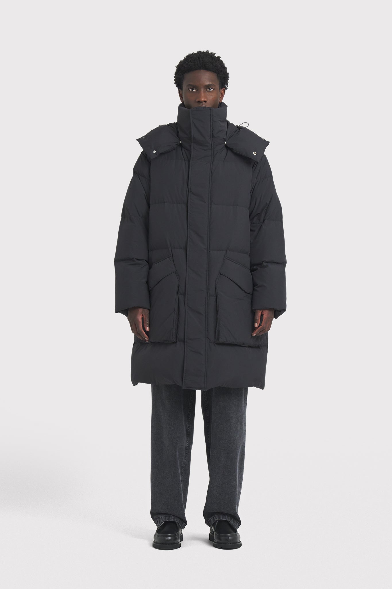 ÉTUDES ILE NYLON BLACK OUTERWEAR 1