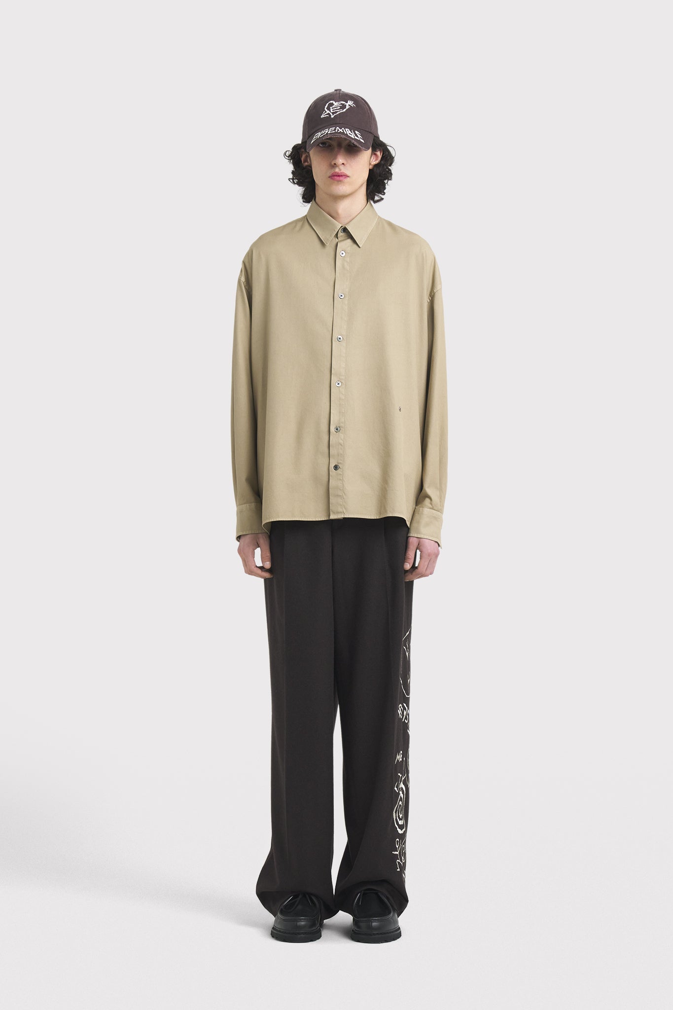 ÉTUDES ILLUSION DYED SAND DESTROY SHIRTS 1