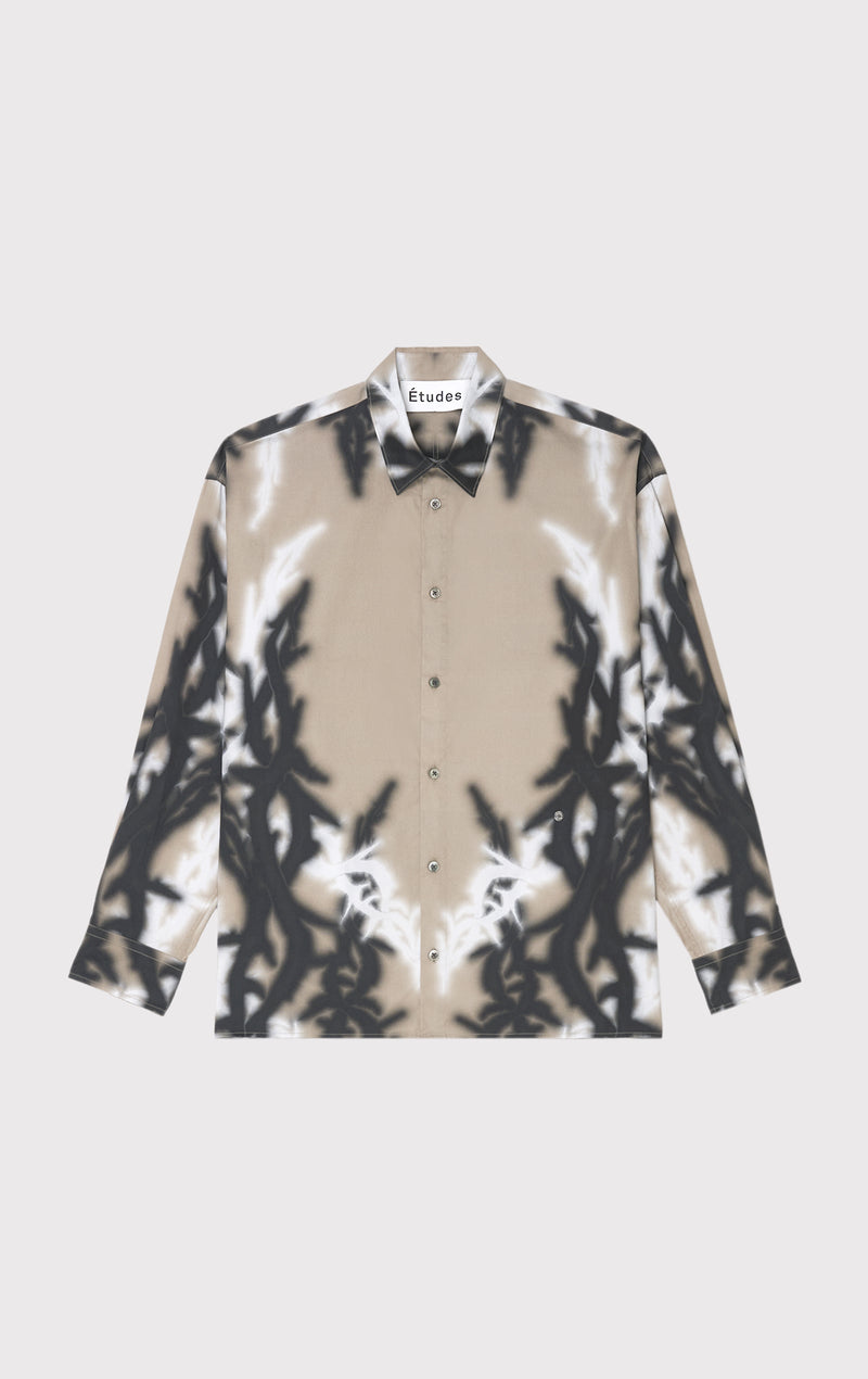 ÉTUDES ILLUSION LS POPLIN THORNS SAND SHIRTS 1