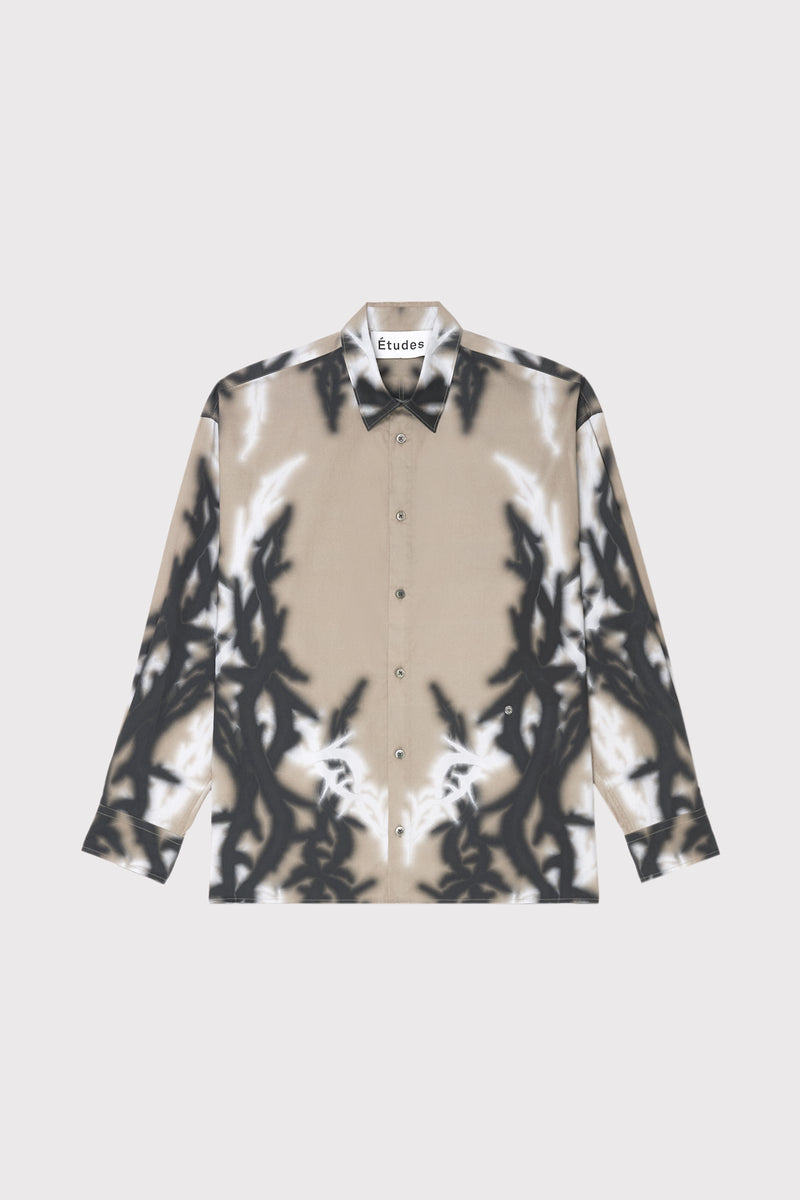 ILLUSION LS POPLIN THORNS SAND SAND 1