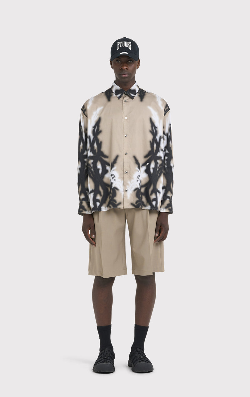 ÉTUDES ILLUSION LS POPLIN THORNS SAND SHIRTS 3