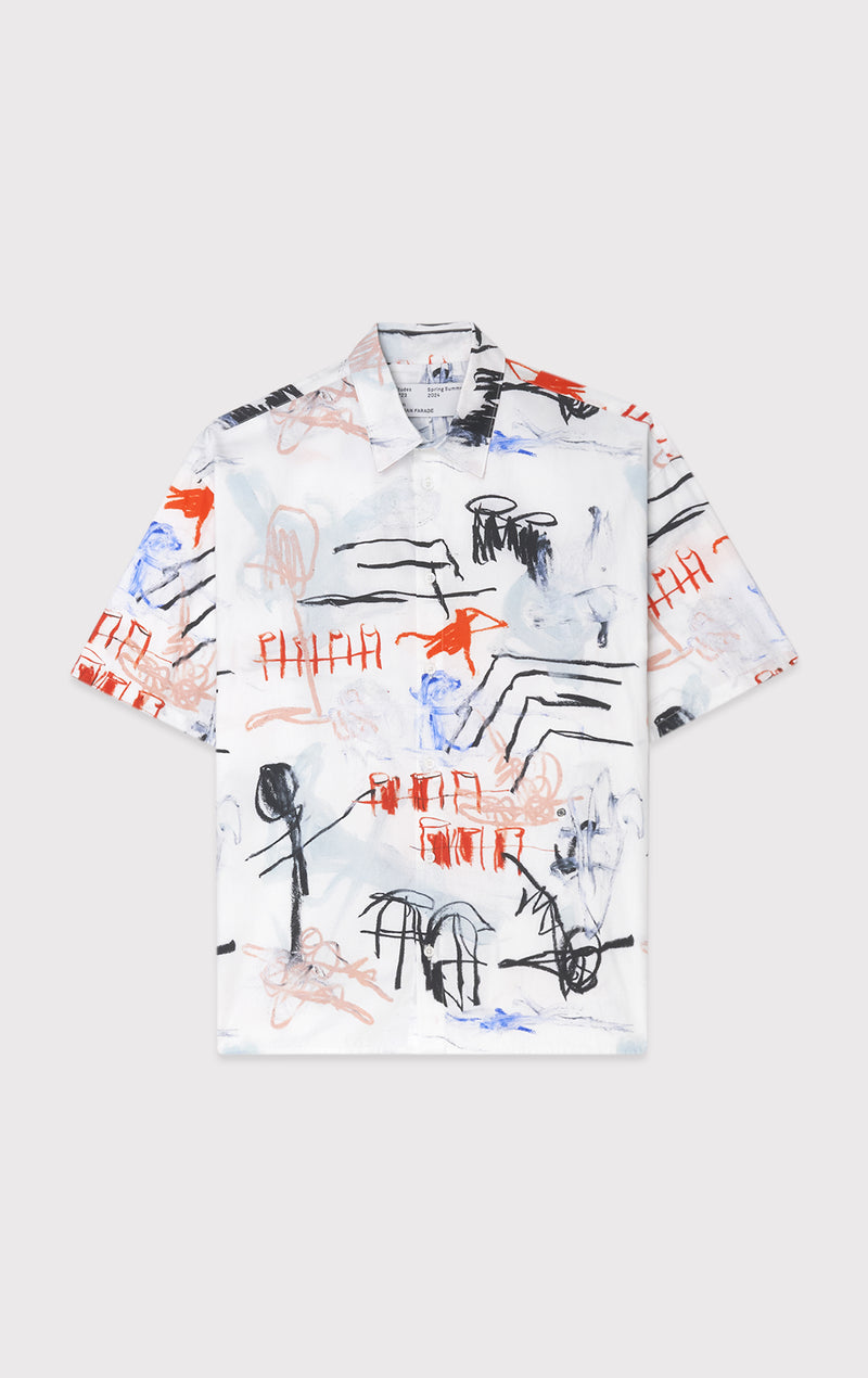 ÉTUDES ILLUSION SS POPLIN CIEL DE MAI SHIRTS 1
