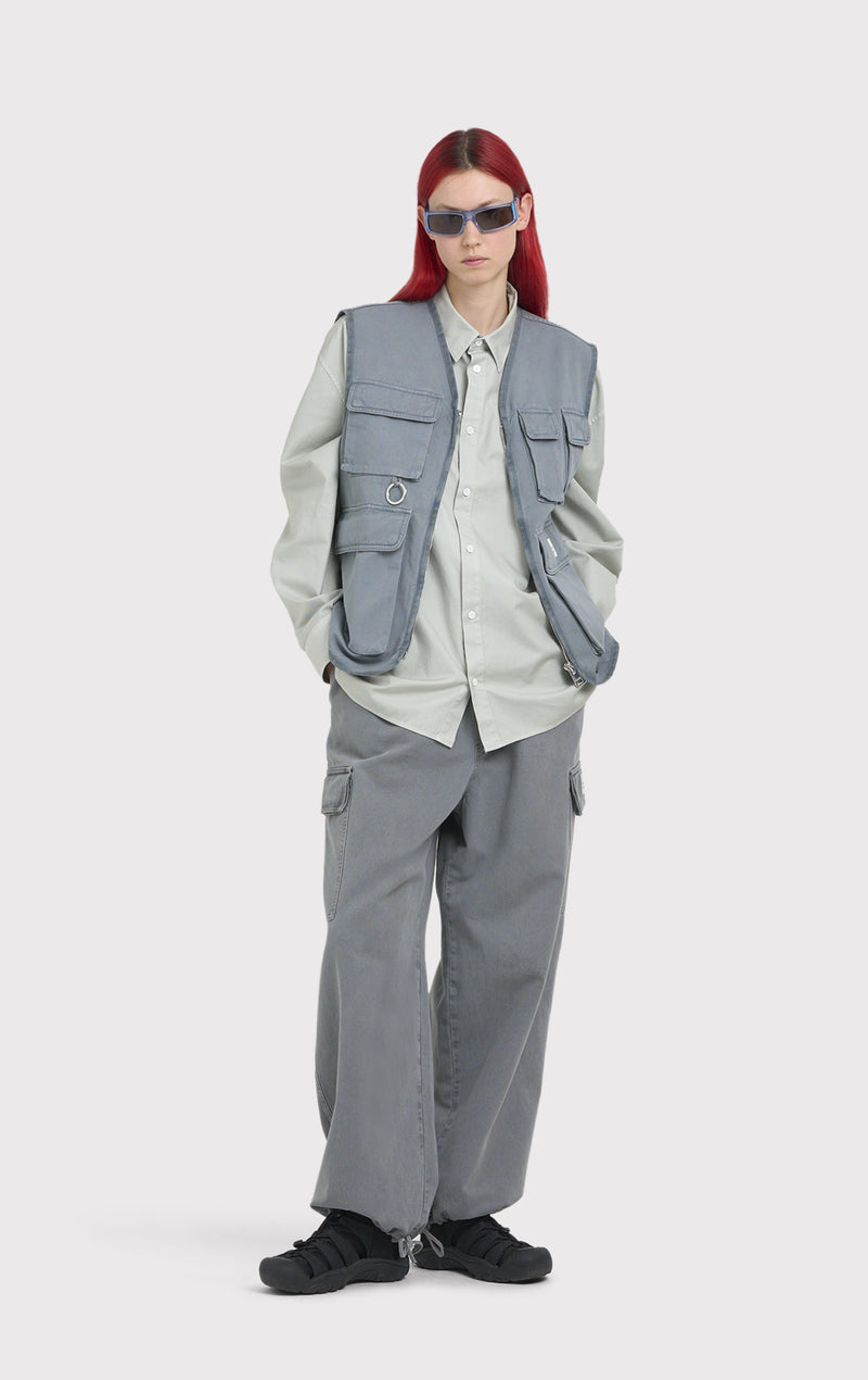 ÉTUDES FREE TWILL DYED PEWTER OUTERWEAR 7