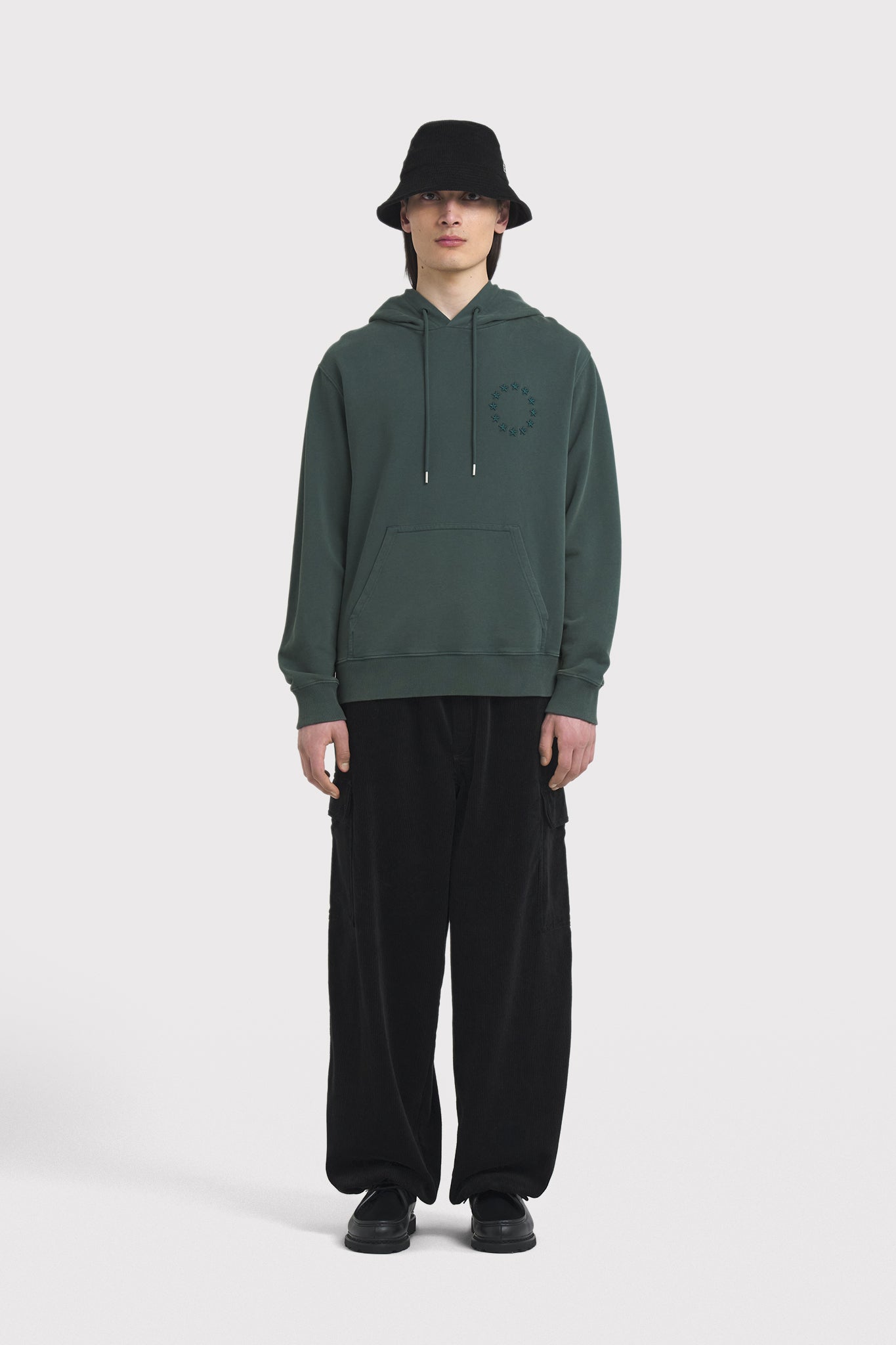 ÉTUDES KLEIN EUROPA DK GREEN WASHED SWEATSHIRTS 1