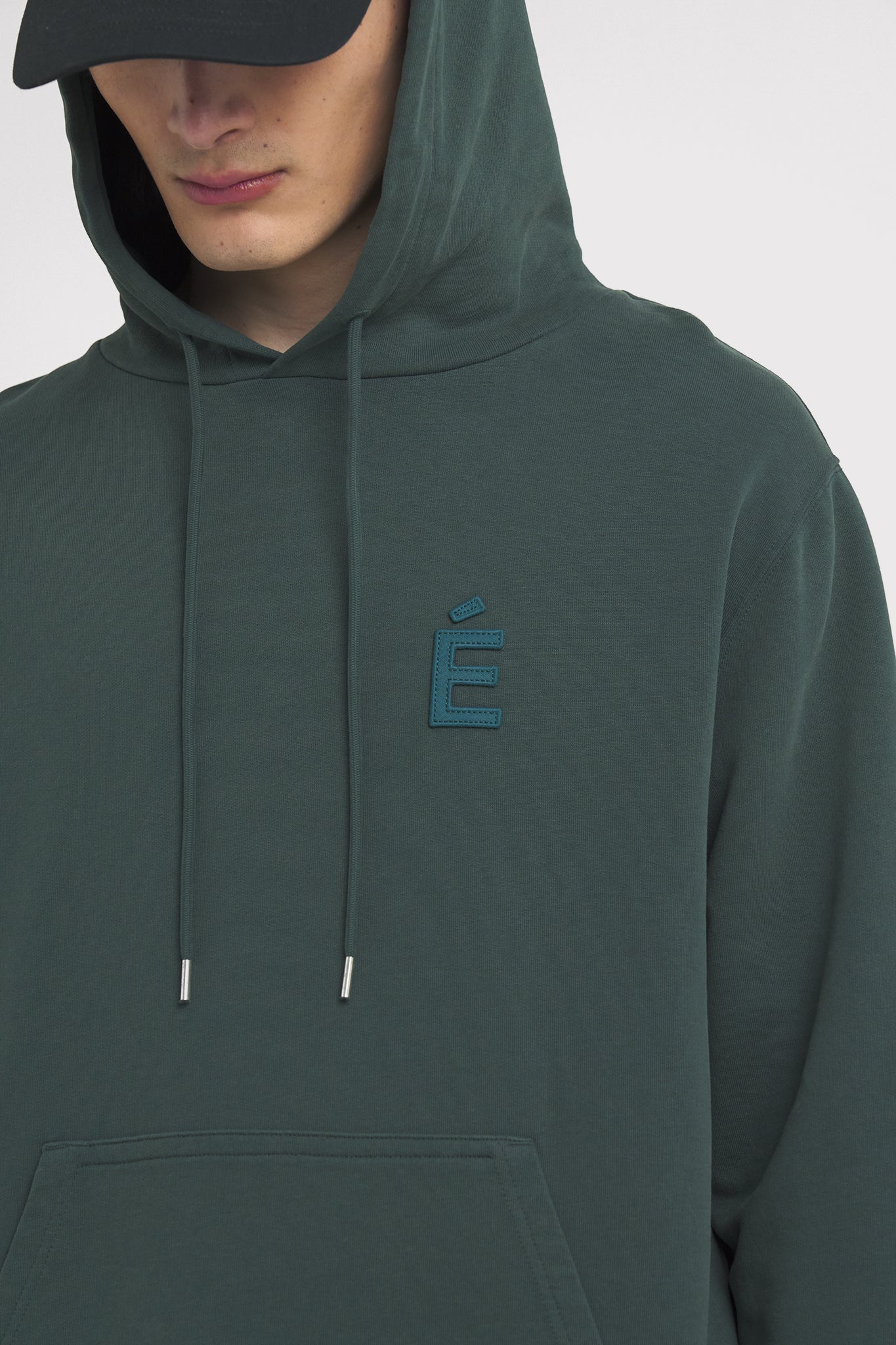 ÉTUDES KLEIN PATCH DK GREEN WASHED SWEATSHIRTS 5