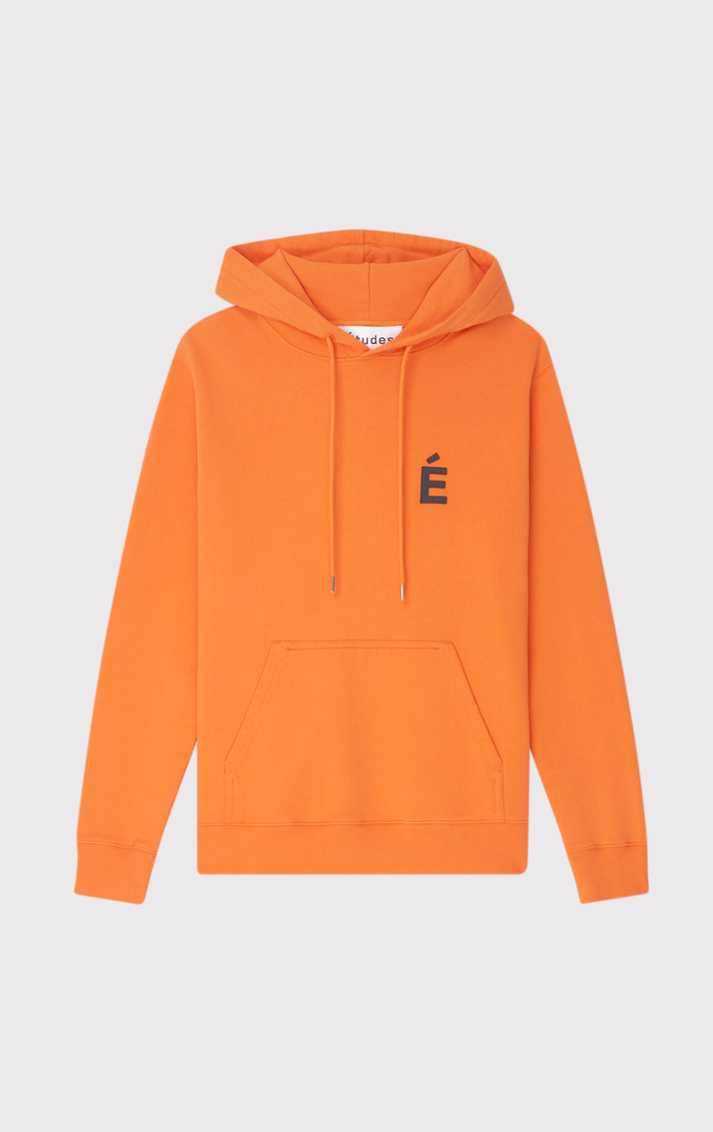 ÉTUDES HOODIE PATCH ORANGE SWEATSHIRTS 1