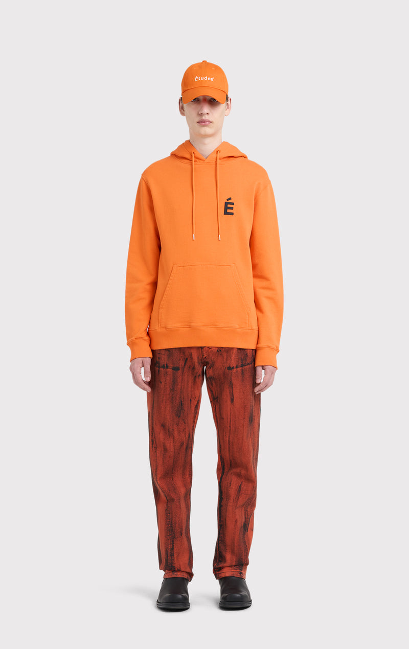 ÉTUDES HOODIE PATCH ORANGE SWEATSHIRTS 3