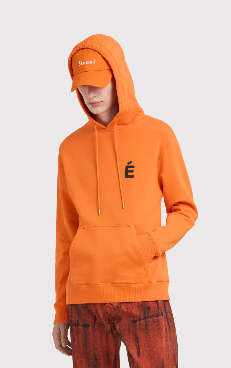 ÉTUDES HOODIE PATCH ORANGE SWEATSHIRTS 4