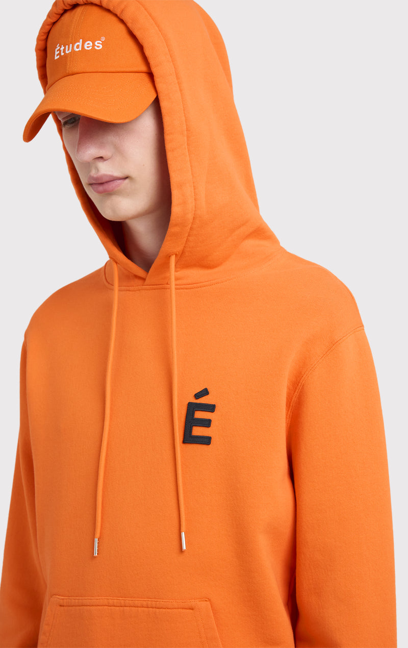 ÉTUDES HOODIE PATCH ORANGE SWEATSHIRTS 2