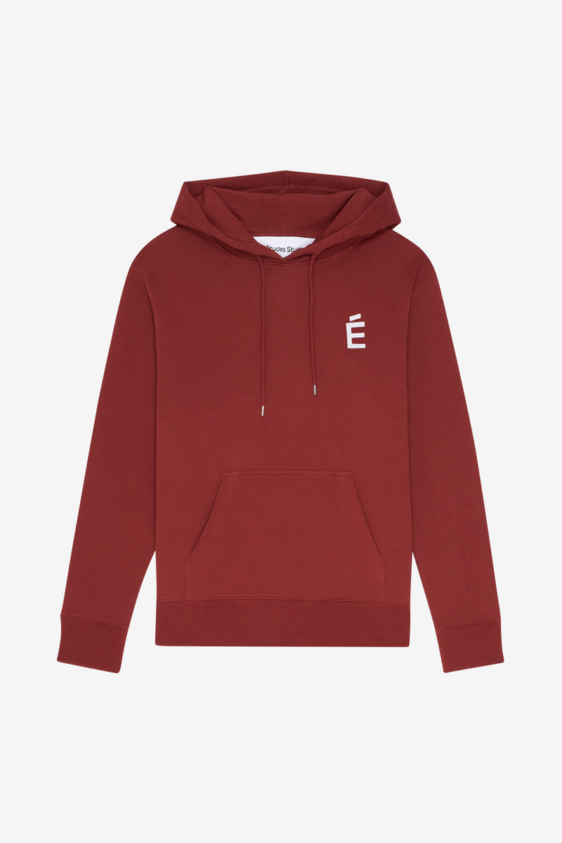 REGULAR HOODIE É RED BRICK 1