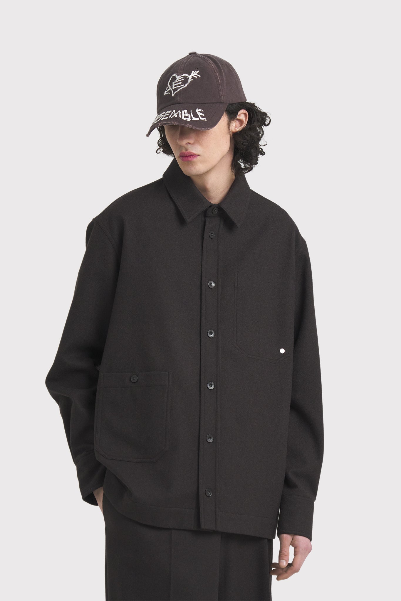 ÉTUDES LIBERTE FLANNEL DK BROWN SHIRTS 4