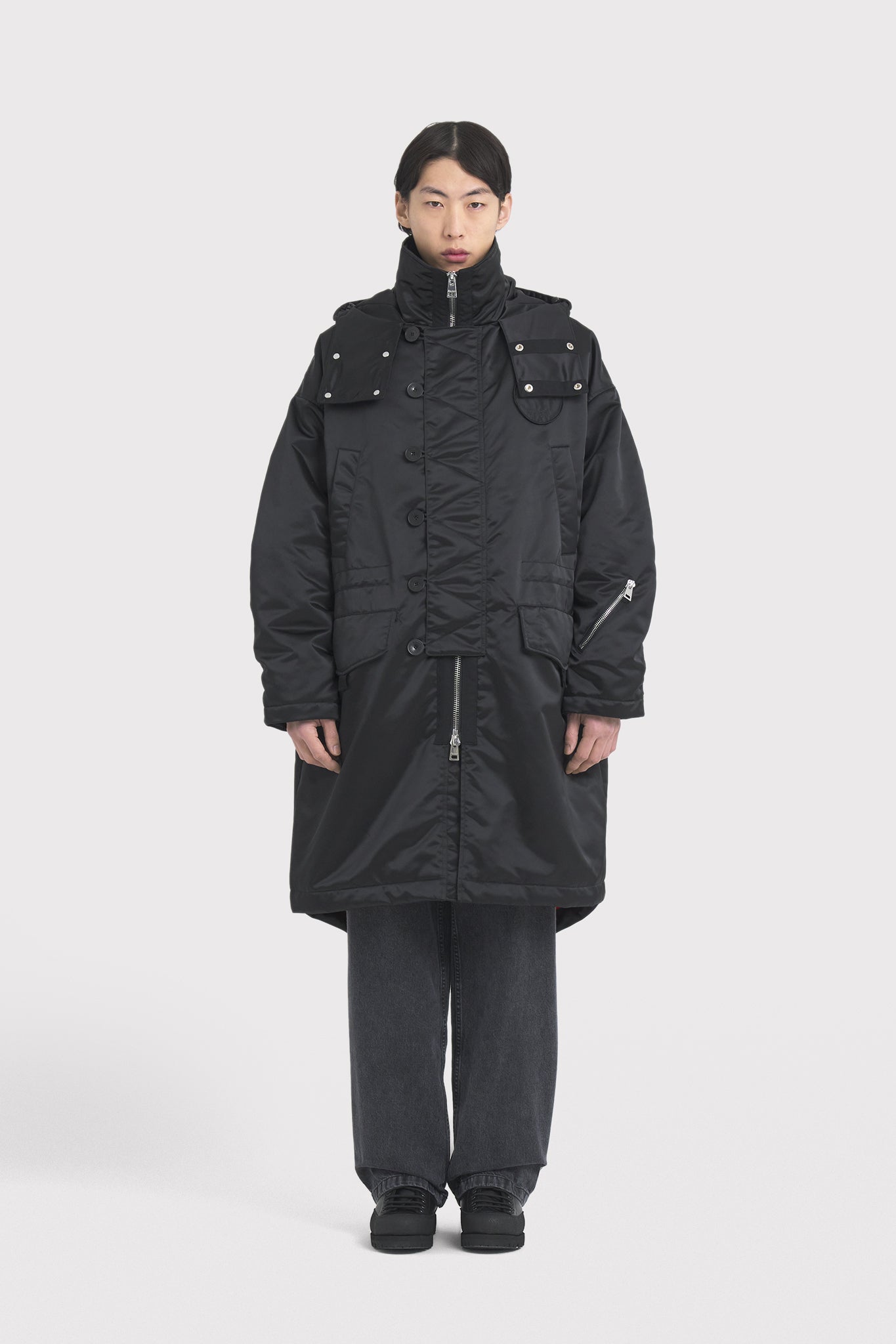 ÉTUDES LUTECE NYLON BLACK OUTERWEAR 1