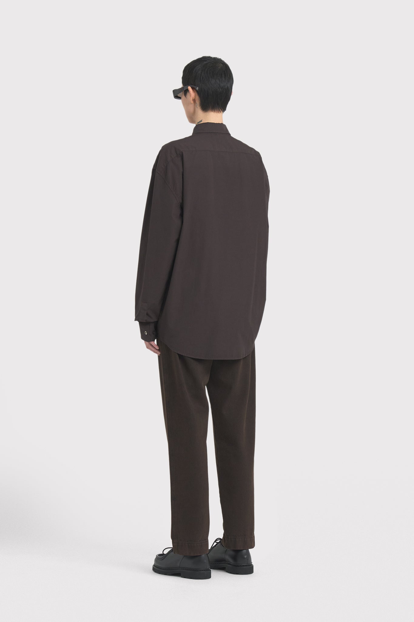 ÉTUDES LYRIQUE LS GRAFFITI DYED BROWN SHIRTS 4