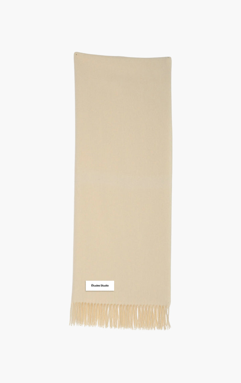 ETUDES STUDIO WOOL SCARF OFF WHITE 1