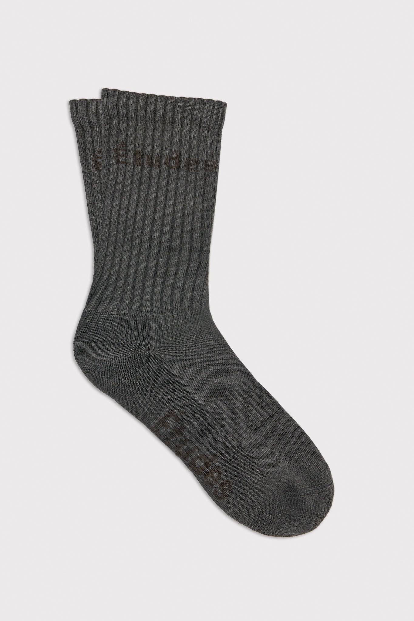ÉTUDES MEMBER ETUDES OVERDYED BLACK SOCKS 1