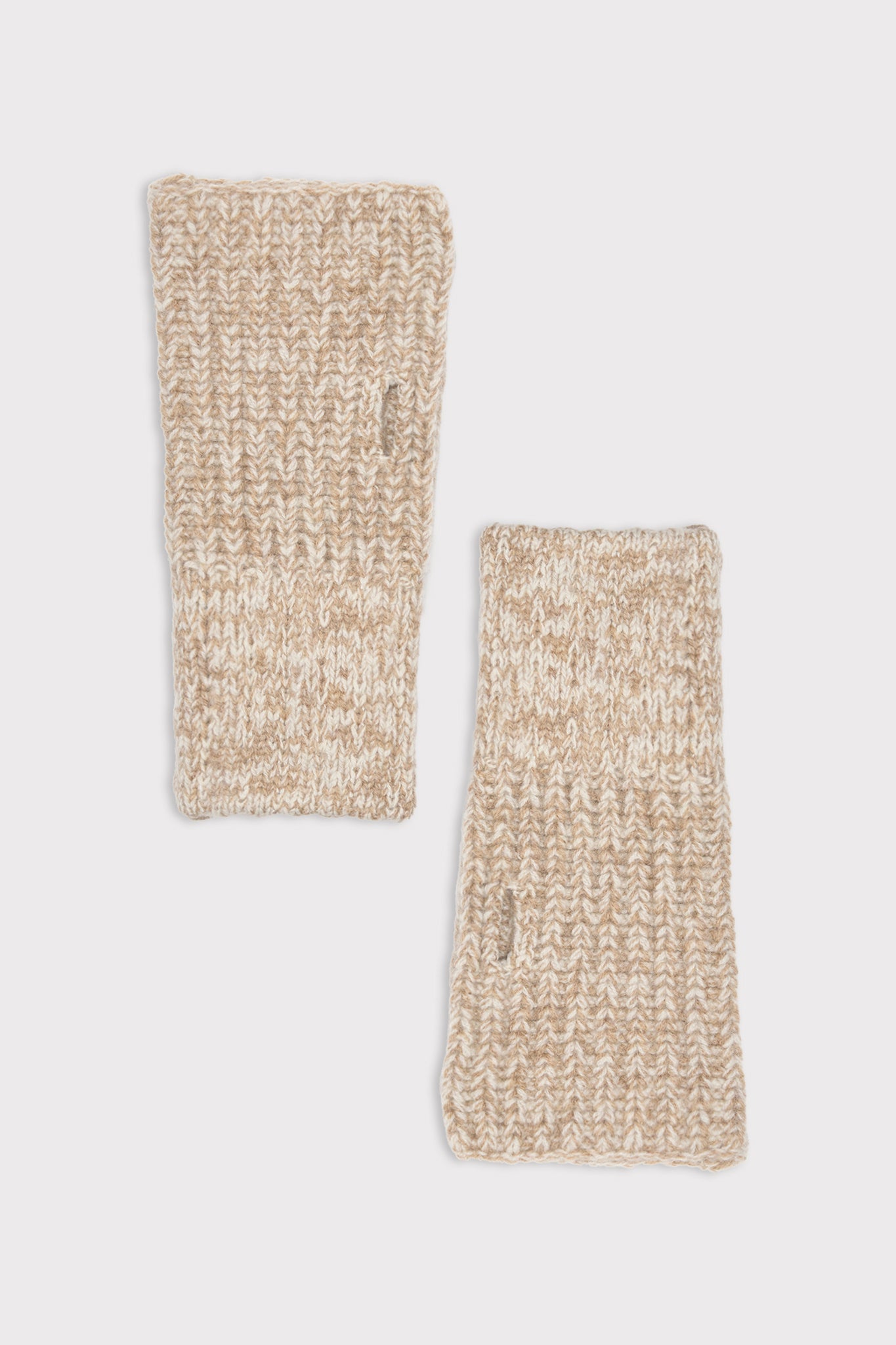 ÉTUDES MITTENS MOULINE BEIGE OFFWHITE ACCESSORIES 1