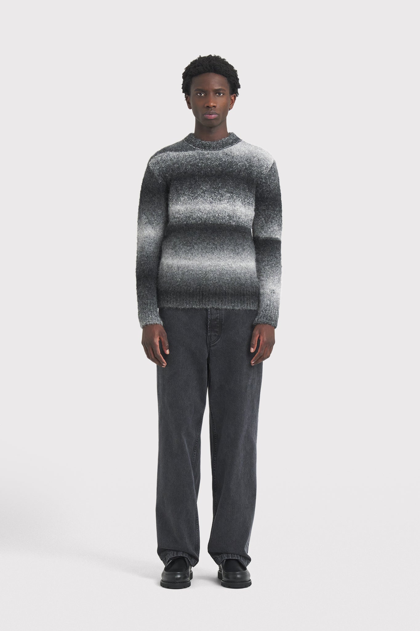 ÉTUDES MOONDOG BLACK GREY KNITWEAR 1