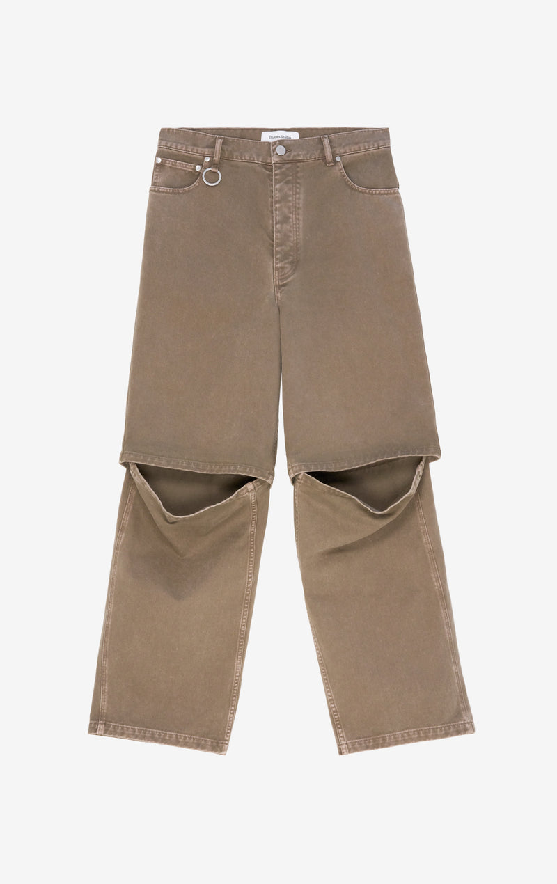 ETUDES STUDIO LOOSE JEANS PANT TAN 1