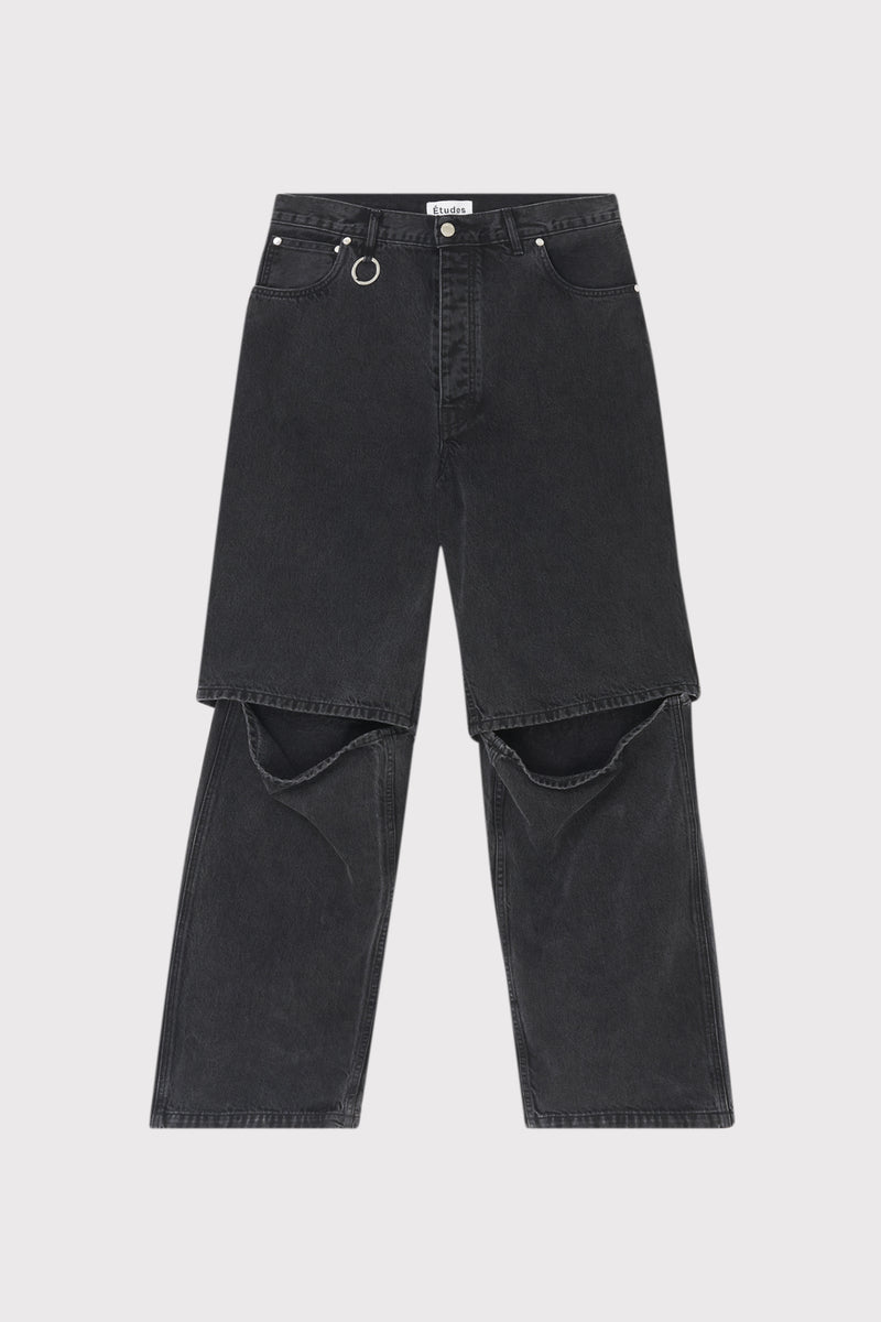NOCTURNE DENIM WASHED BLACK NOIR LAVÉ 1