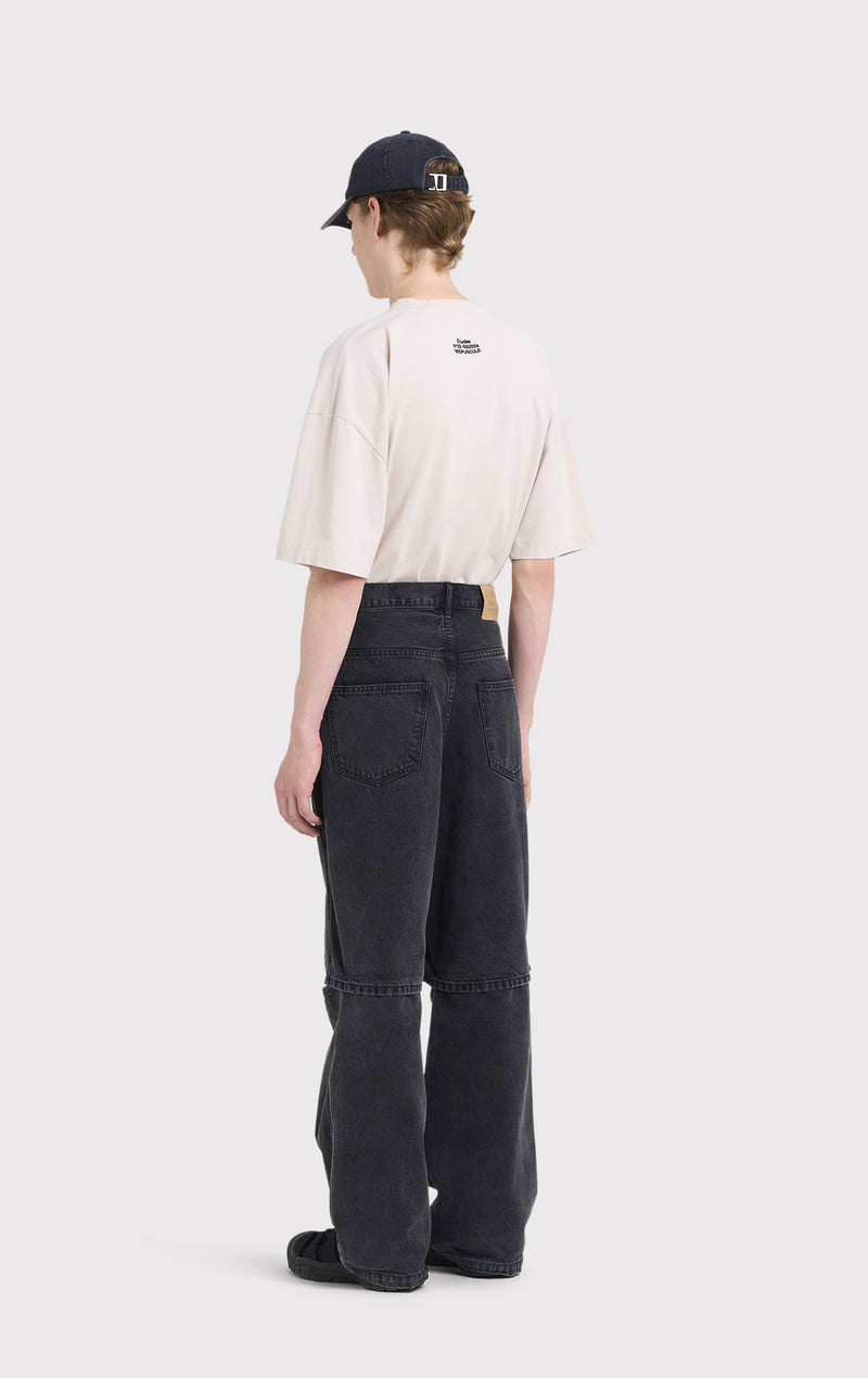 ÉTUDES NOCTURNE PANTALON NOIR DÉLAVÉ 4