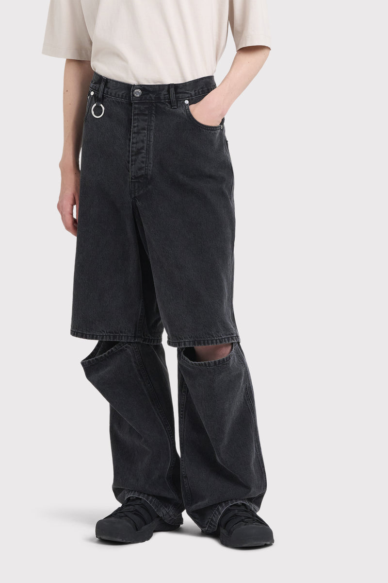NOCTURNE DENIM WASHED BLACK NOIR LAVÉ 2