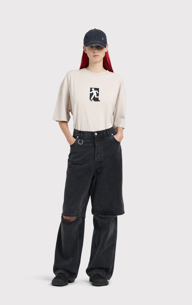 ÉTUDES NOCTURNE PANTALON NOIR DÉLAVÉ 7
