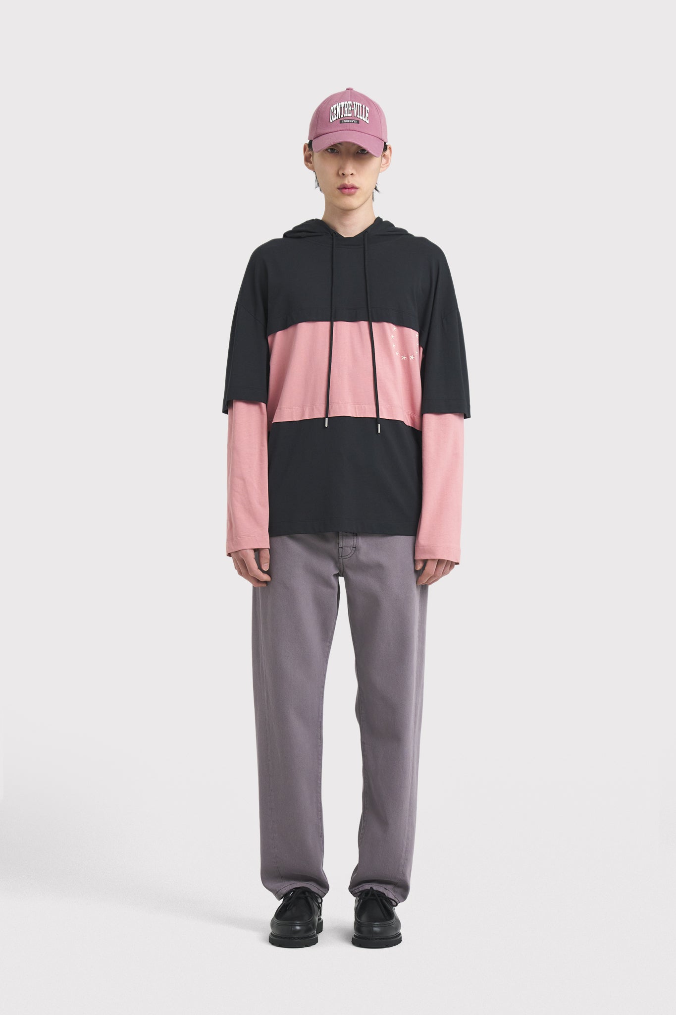 ÉTUDES PAVE EUROPA BLACK PINK T-SHIRTS 1