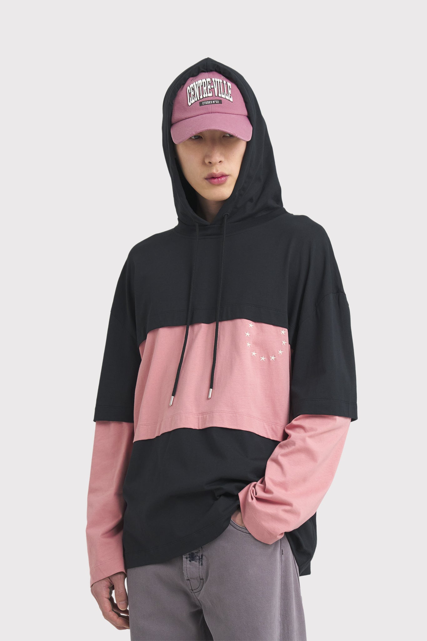 ÉTUDES PAVE EUROPA BLACK PINK T-SHIRTS 4