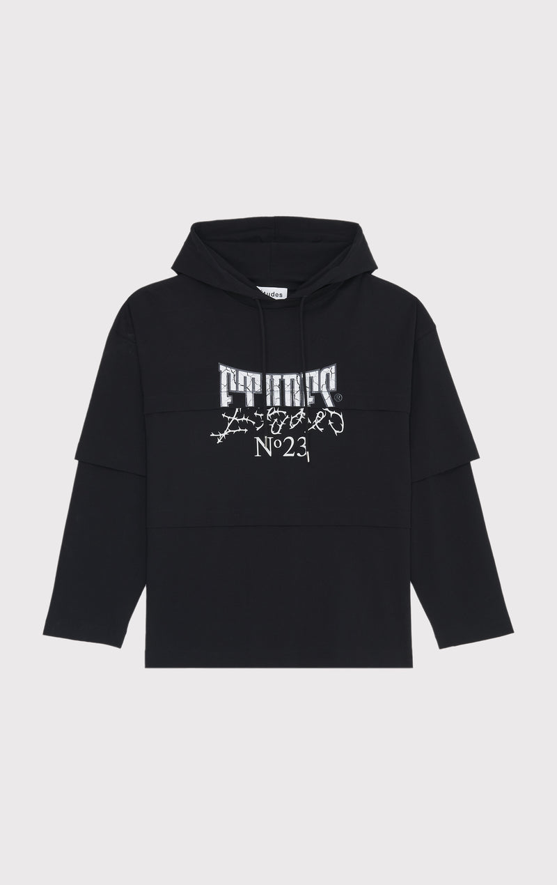 ÉTUDES PAVE N23 BLACK T-SHIRTS 1