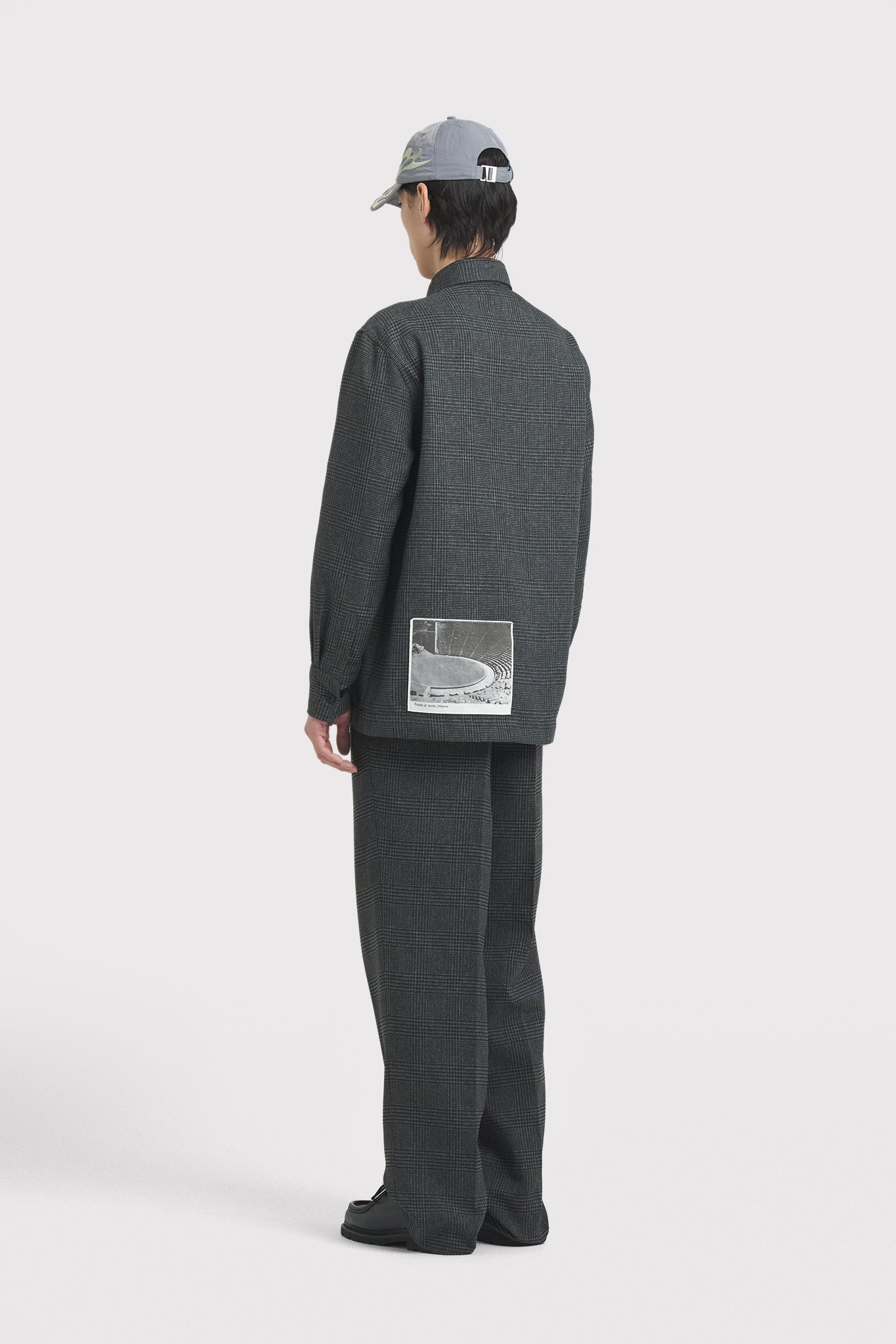 ÉTUDES PICTURE BATIA SUTER CHECK GREY SHIRTS 3