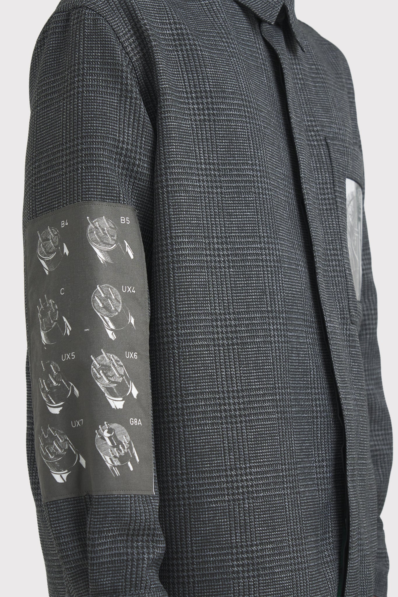 ÉTUDES PICTURE BATIA SUTER CHECK GREY SHIRTS 6