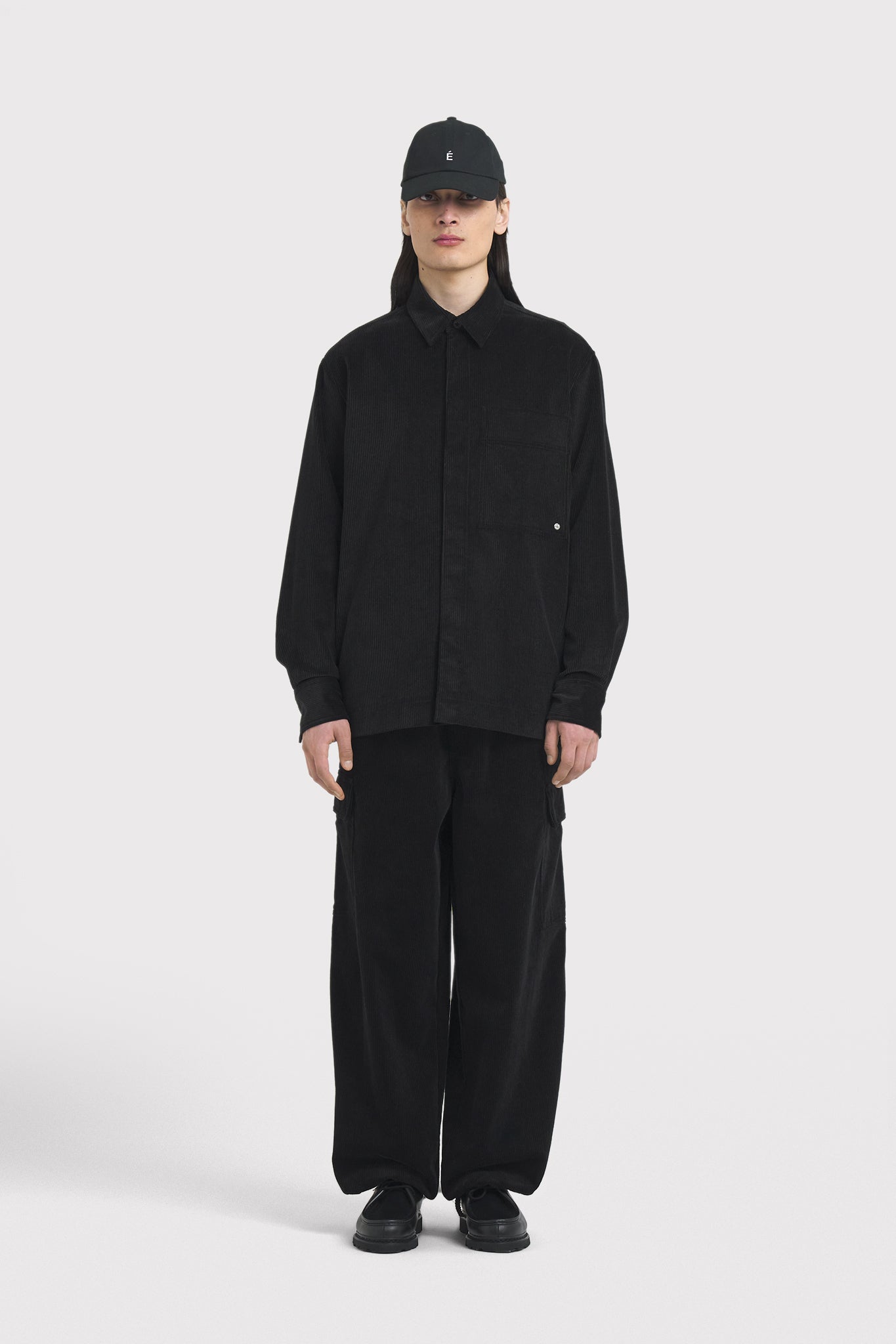 ÉTUDES PICTURE CORDUROY BLACK SHIRTS 1