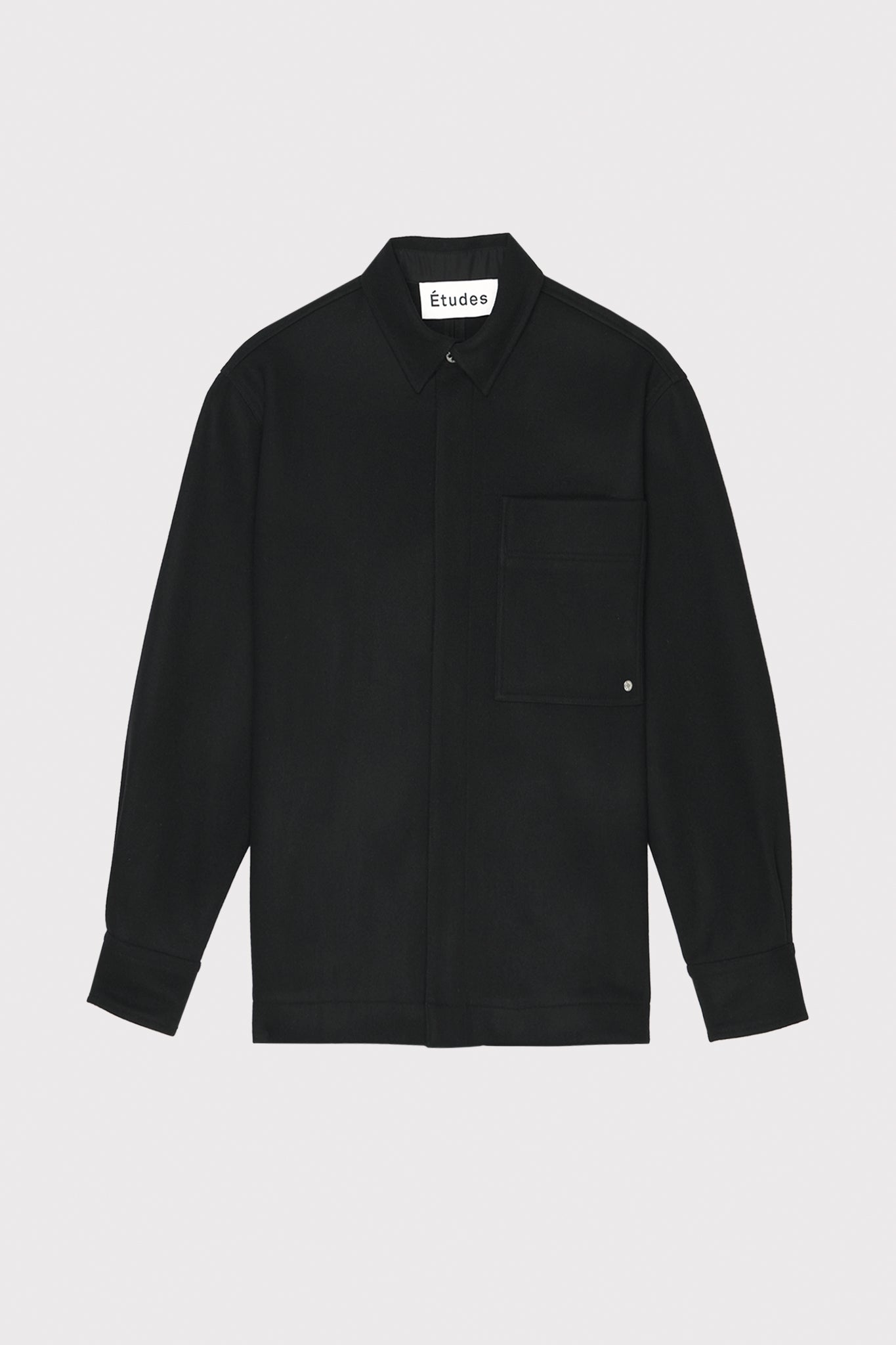 ÉTUDES PICTURE WOOL BLACK SHIRTS 2