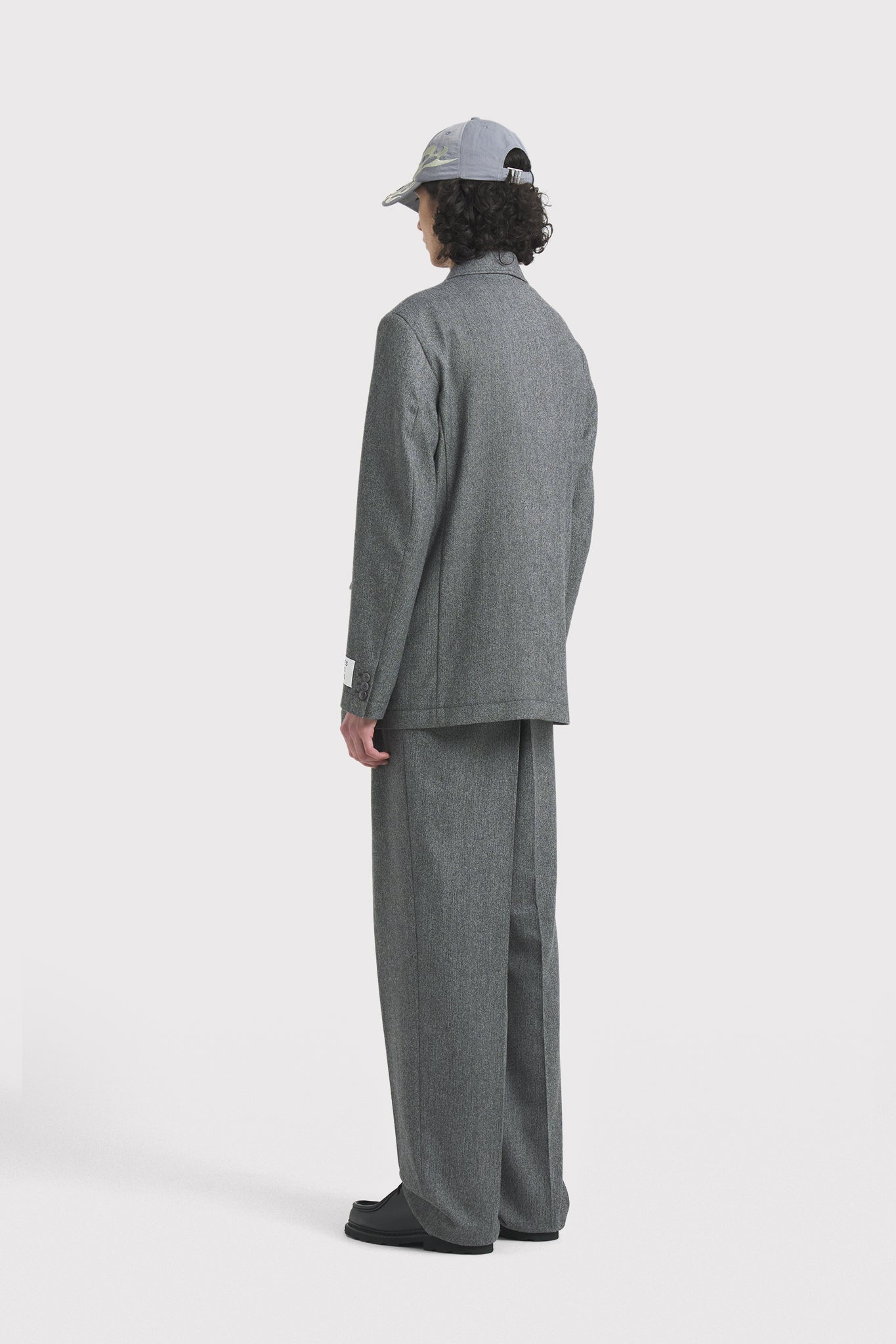 ÉTUDES PLANE FLANNEL HEATHER GREY OUTERWEAR 3