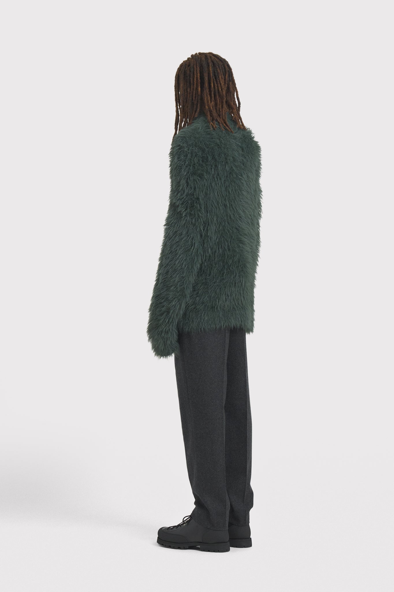 ÉTUDES QUARTIER HAIRY MONSTER GREEN KNITWEAR 3