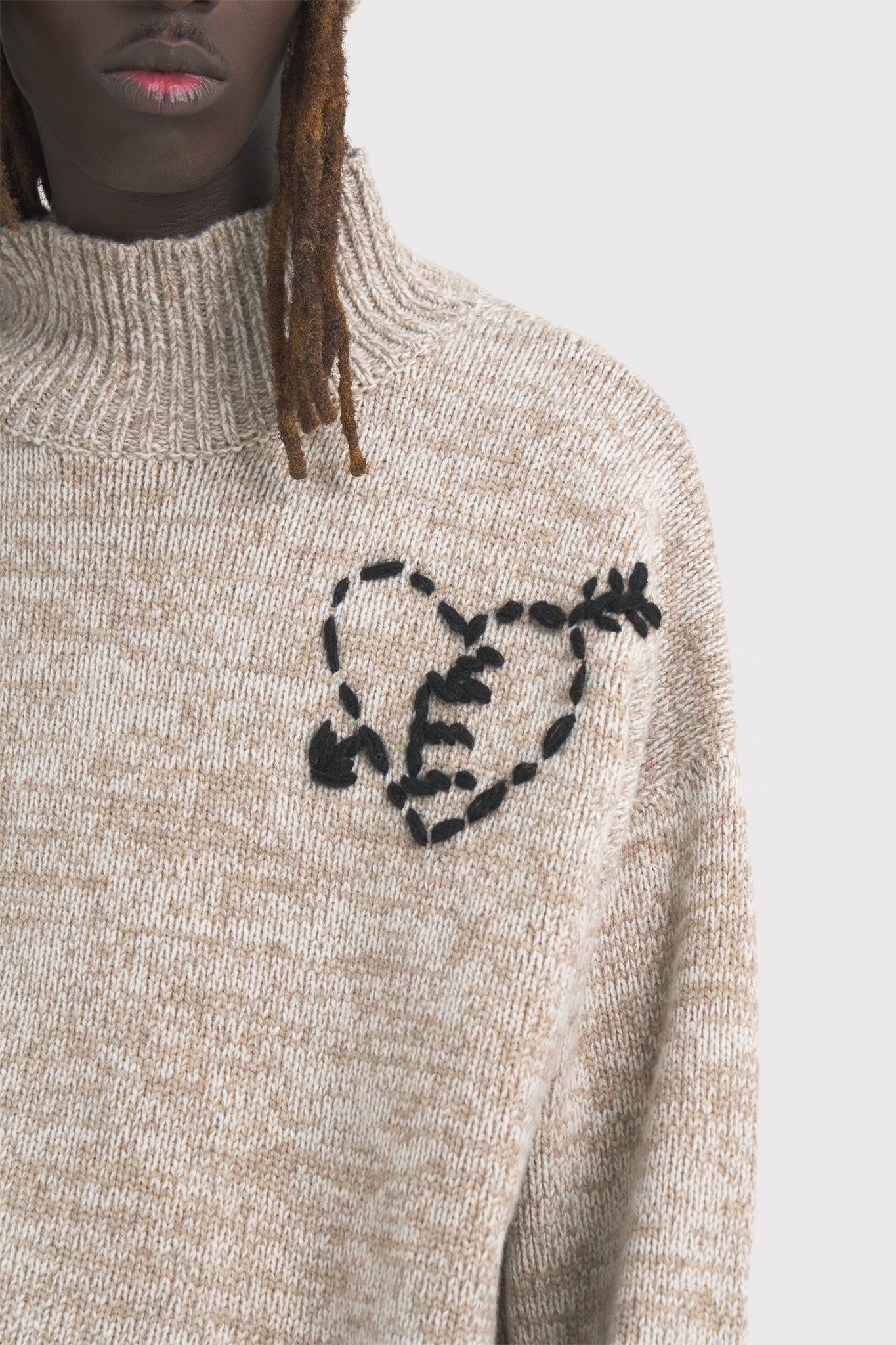 ÉTUDES QUARTIER MOULINE BEIGE KNITWEAR 4