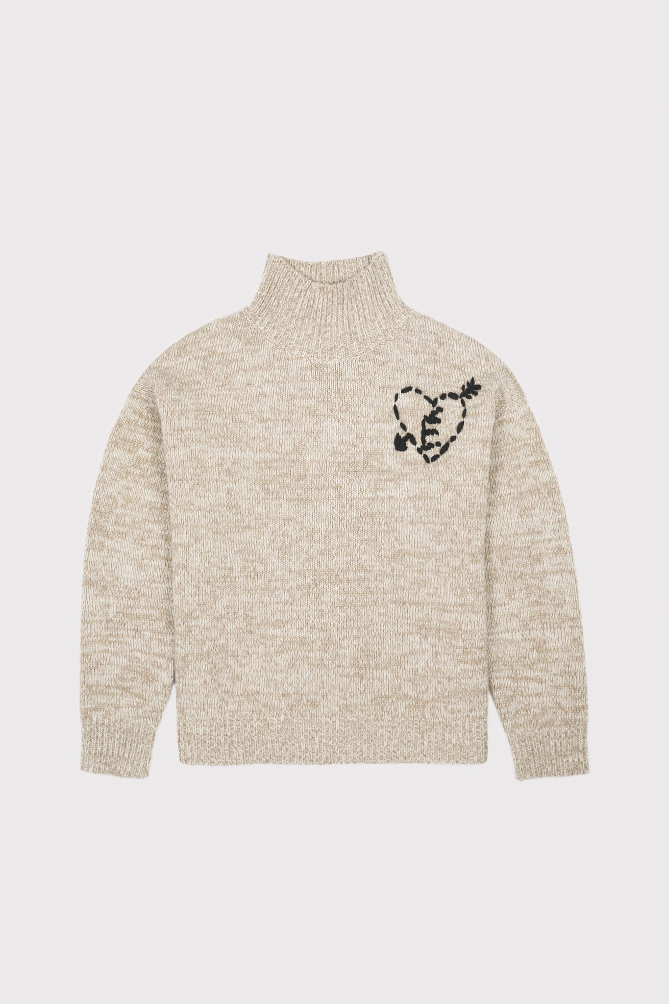 ÉTUDES QUARTIER MOULINE BEIGE KNITWEAR 2