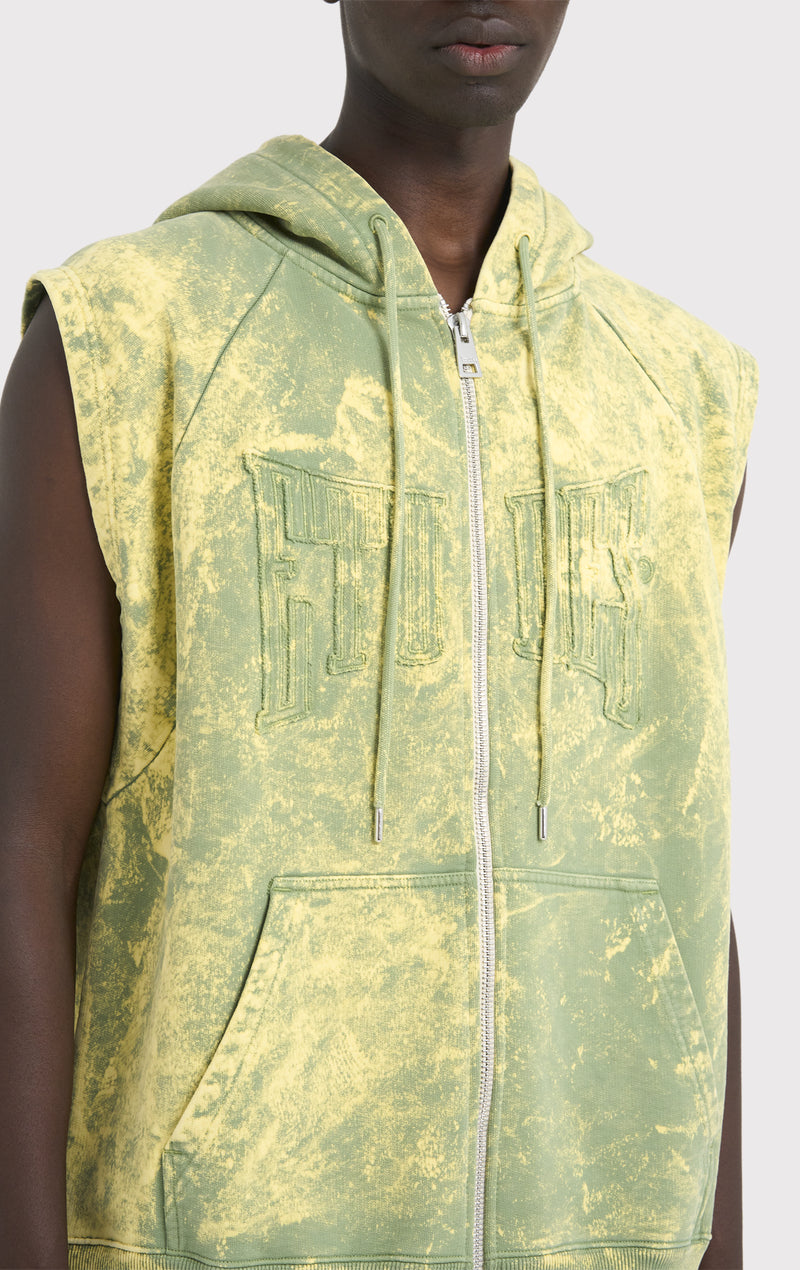 ÉTUDES RACING SL ZIP BOXING OLIVE SKY SWEATSHIRTS 2