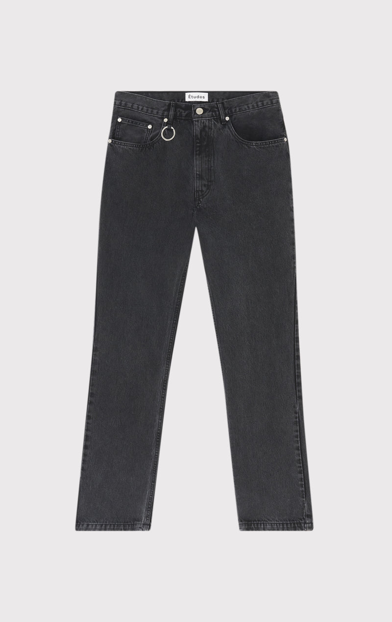 ÉTUDES RELIC DENIM WASHED BLACK TROUSER 1