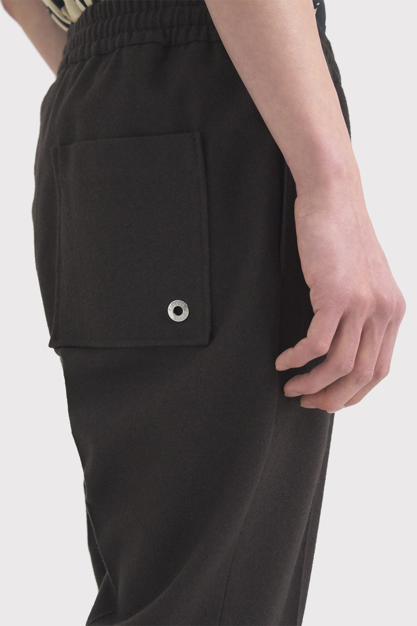 ÉTUDES ROMANCE FLANNEL DK BROWN TROUSERS 5