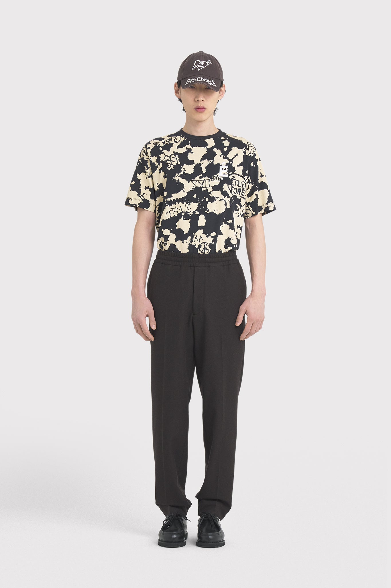 ÉTUDES ROMANCE FLANNEL DK BROWN TROUSERS 1